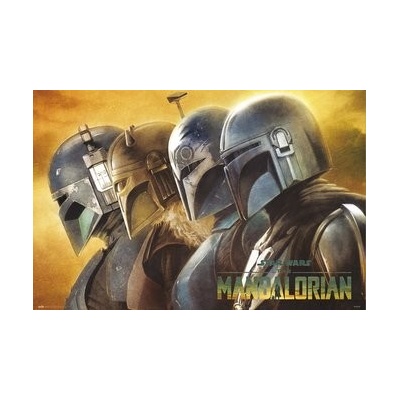 Plagát, Obraz - Star Wars: The Mandalorian - Mandalorians, 91.5 × 61 cm