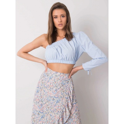 TOP S JEDNÍM RUKÁVEM 341-BZ-5267.04 BLUE