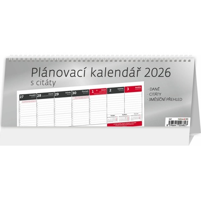 Stolní Plánovací s citáty 2026