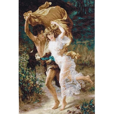 Luca-S Бурята - гоблен със схема 1: 1 (aida 25 каунта)