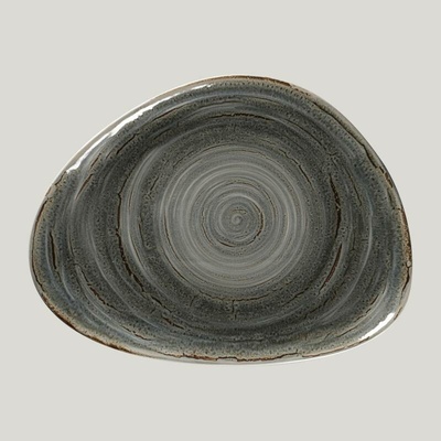RAK Porcelain Spot talíř mělký 32,5 x 25 cm – olivínový RAK-SPTFLFP32