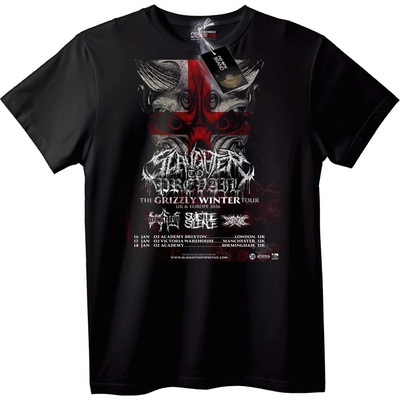 NOONEBRAND Тениска Slaughter to Prevail Мечешко Зимно Турне - 2XL, Black