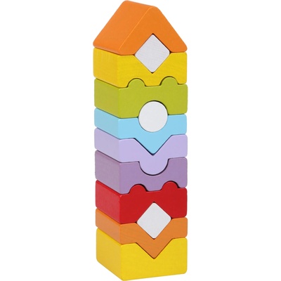 Cubika Дървена кула за баланс, Cubika - 12 части (14996)