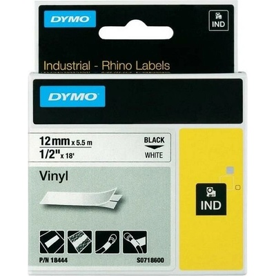 Dymo, S0718600, černý tisk bílý podklad, 5.5 m x 12 mm