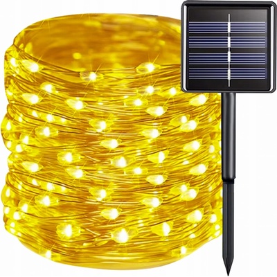 Gardlov 24007 Světelný řetěz solární 150 LED IP44 15 m teplá bílá – Zboží Dáma