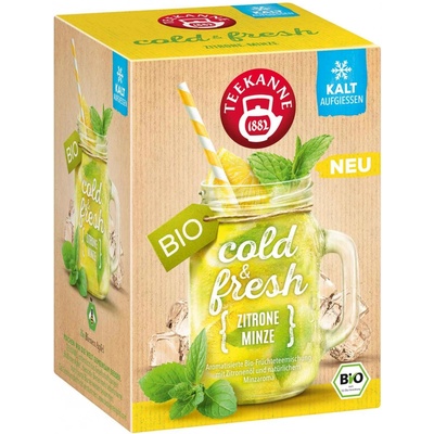 Teekanne cold & fresh Zitrone Minze Bio 15 sáčků