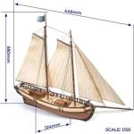 Occre Polaris 1: 50 комплект