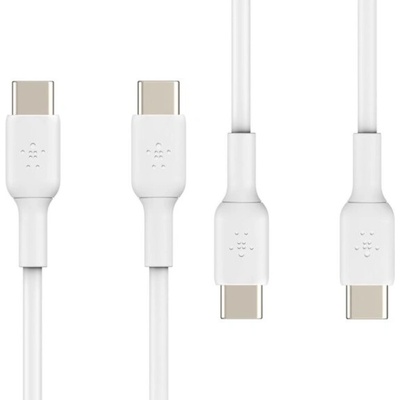 Belkin CAB003BT1MWH2PK USB-C, 1m, bílý, 2ks