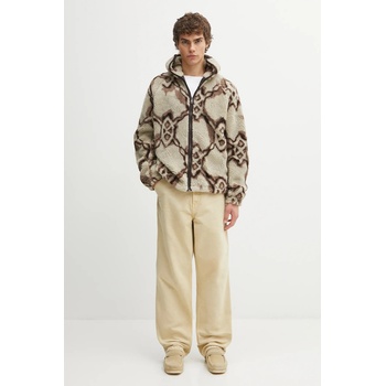 Daily Paper Поларен суичър Daily Paper Burned Shield Sherpa Hoodie (2521134)