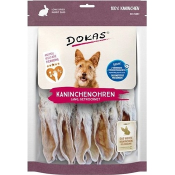 Dokas dlhé sušené zajačie uši so srsťou 180 g