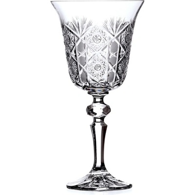 Bohemia Crystal Ručně broušené sklenice na víno Razno 6 x 220 ml