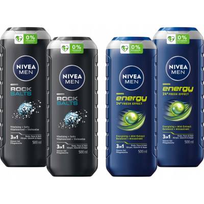 Nivea Men Rock Salts sprchový gél 500 ml