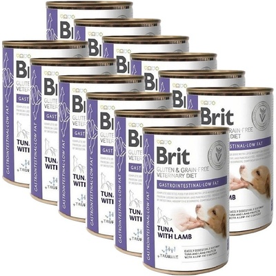 Brit Veterinary Diets GF dog Gluten & Grain free Gastrointestinal-low fat 12 x 400 g