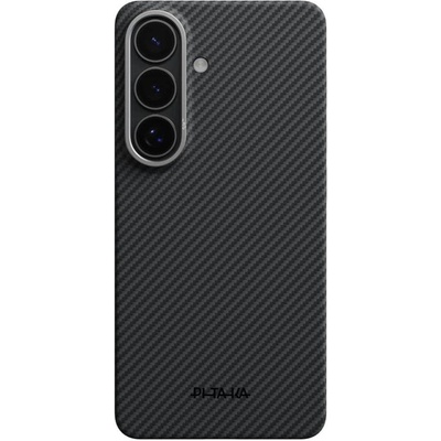 PITAKA Magsafe Калъф за Samsung S26, Pitaka Edge Case Black/Grey, Черен (KS2601)