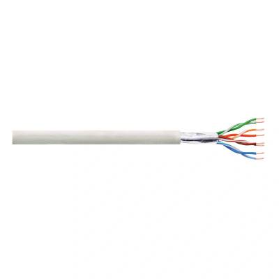 LogiLink Кабел FTP Logilink, cat. 5E, 4x2 AWG 24/1, CCA, Екраниран, PVC, Solid, 305 м, Сив (CPV003)