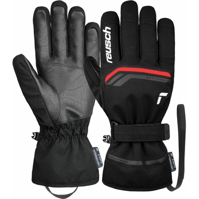 Reusch Primus Xt lyžařské rukavice černá/červená 25/26