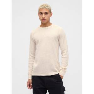 GAP Тениска с гофрирана шарка GAP GAP | Bezhov | МЪЖЕ | XL