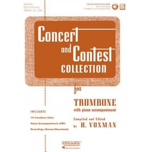 Concert and Contest Collection for Trombone: Solo Part W/CD | H. Voxman (ISBN: 9781423477242)