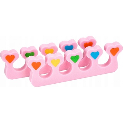 Activeshop Penové separátory na pedikúru 2 ks srdiečok
