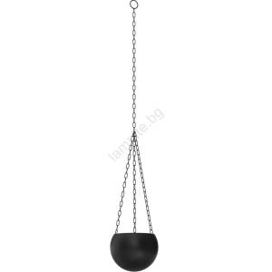 Luminex Висяща саксия 155x27 см черен (LU8103)
