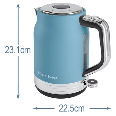 Russell Hobbs RUSSEL HOBBS Електрическа кана Hanley 28641-70/RH, синя (28641-70)
