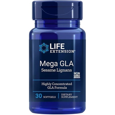 Life Extension Mega GLA Sesame Lignans, 30 софтгел капсули, Life Extension
