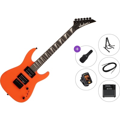 Jackson JS Series Dinky Minion JS1X AN Premium SET Safety Orange Електрическа китара