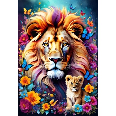 Alipson Puzzle - Puzzle Maternal Love Collection: Lions - 1 000 piese