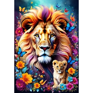 Alipson Puzzle - Puzzle Maternal Love Collection: Lions - 1 000 piese