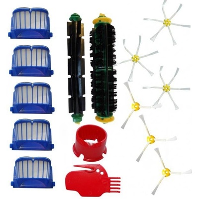 NipponCEC iRobot Roomba 605 sada kartáčů, bočních kartáčků a HEPA filtrů 15 ks