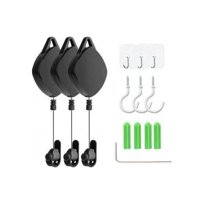 Stradour Set of 3 pieces of hook brackets for suspending vr goggle cables