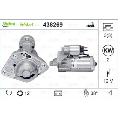 VALEO Startér 438269