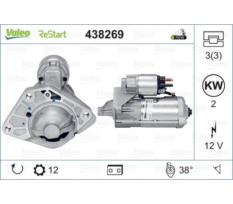 VALEO Startér 438269