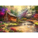Bluebird Puzzle - Puzzle Pinson: Brookside Retreat 1000 - 1 000 piese