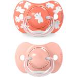 Suavinex Wild & Free Anatomical Silicone 18m+ биберон Pink 2 бр