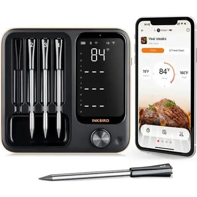 Inkbird BBQ se 4 sondami WiFi/100m Bluetooth/100m 34399