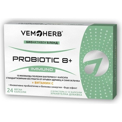 VemoHerb Probiotic 8+ Immuno 24 kapslí