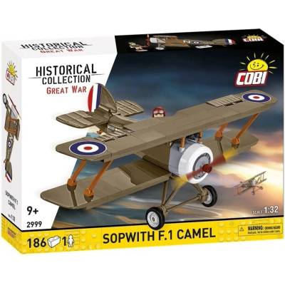 COBI 2999 Great War Britské dvojplošné stíhacie lietadlo Sopwith F.1 CAMEL 1:32