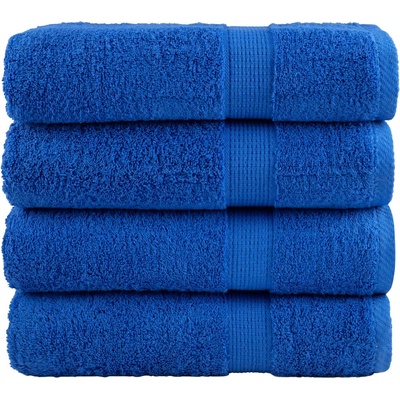 vidaXL Премиум кърпи за баня SOLUND 4 бр сини 70x140 см 600 gsm (137189)