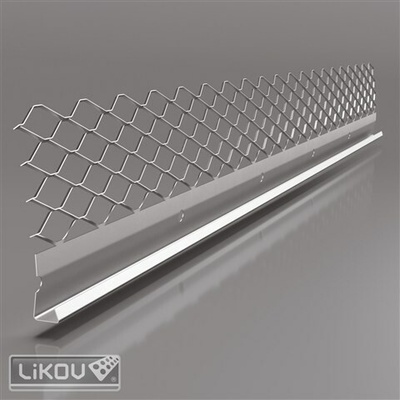 LIKOV Lišta ukončovací CATNIC PZ-UTC pro omítky tl. 10mm délka 2,5m