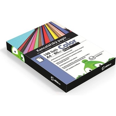 Alza Color A4 modrý 80g 100 listů