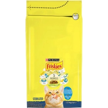 Friskies Sterilized losos tuňák zelenina 1,5 kg