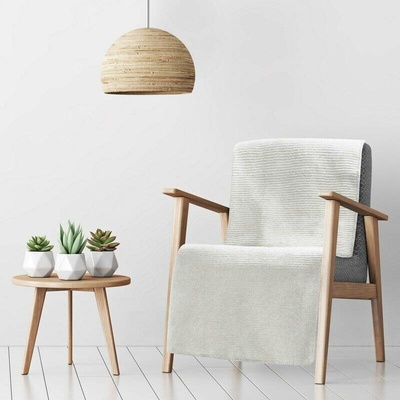 Takoy DESIGN 91 Přehoz na křeslo / deka AMBER velmi měkká na dotek se strukturovaným 3D vzorem z bavlněno-akrylových vláken-HF-416442 70 x 160 cm