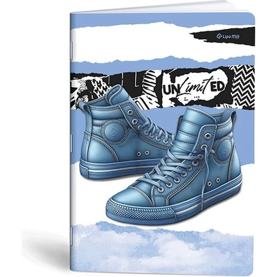 Mar-Mar Тетрадка обикновена LIPAMILL A/4 40 листа Sneaker 1211633577 (1211633577)