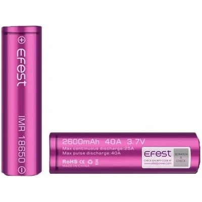 Efest IMR 18650 20A Purple Flat top 3500mAh – Zboží Mobilmania