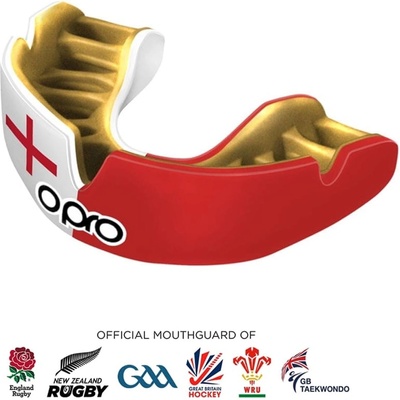 Opro Instant Custom Fit Countries Flags Adult Mouth Guard - England