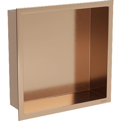 Mexen X-Wall-R ниша с рафт с яка 30 x 30 см, четкана мед - 19C0303010 (19C0303010)