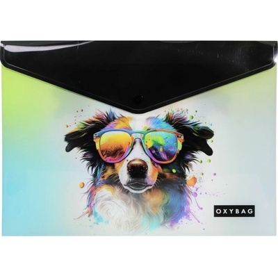 Obálka s drukem A4 s tiskem crazy animals Pes 314771