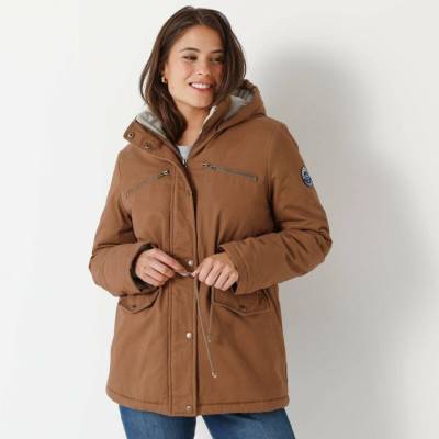 Blancheporte parka s fleecovou podšívkou oriešková
