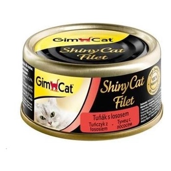 Shiny Cat filet tuňák s lososem 70 g